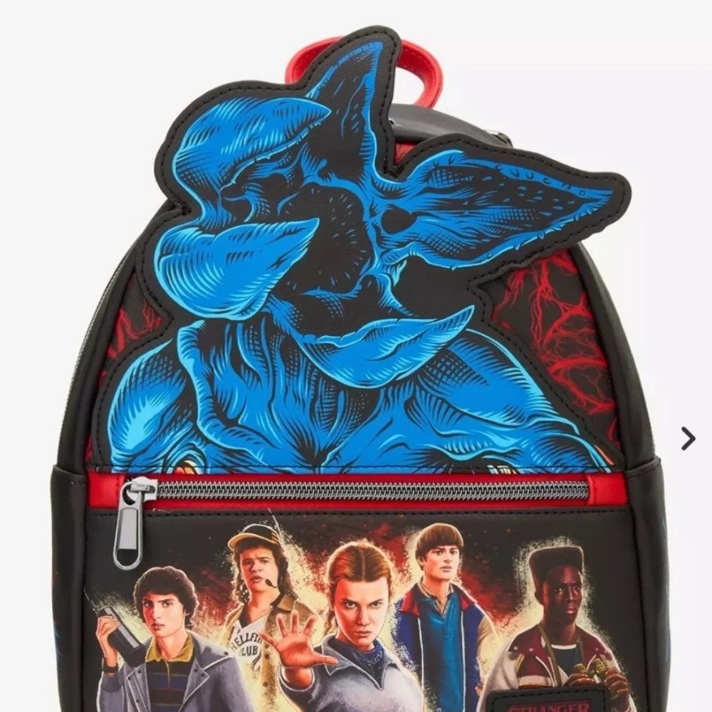 Loungefly Black and Blue Stranger Things Backpack